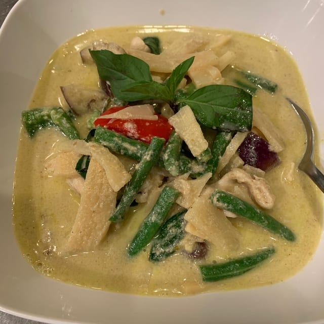 Green curry.