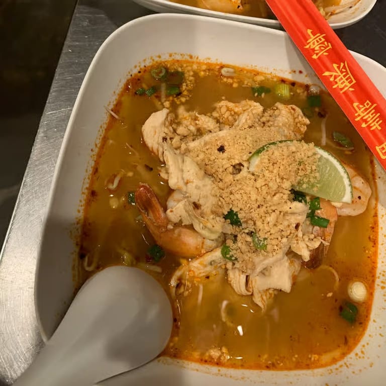 Delicious Tom Yum Noodle