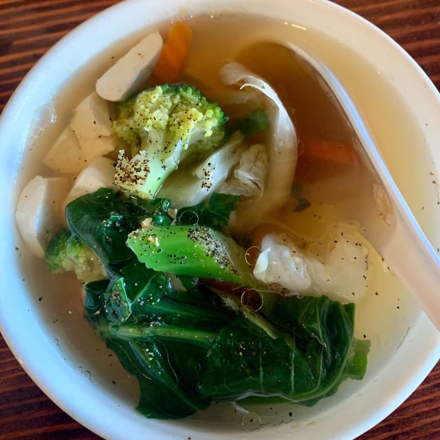 Vegetable & tofu soup.