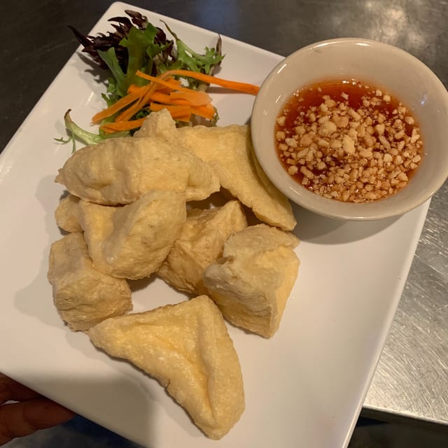 Fried tofu.